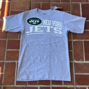 NEW W TAGS Sz Sm Reebok Gray New York Jets Tee